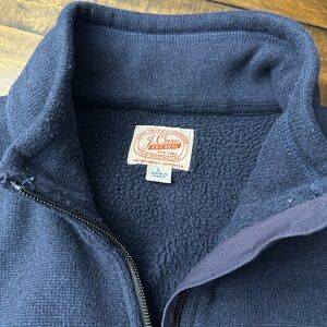 J. Crew Men's Dark Blue Zip-Up Sweater vest